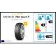 Label EU Michelin pilot sport 3 ZP (pneu été : 225/40 R18 92Y XL ZP)