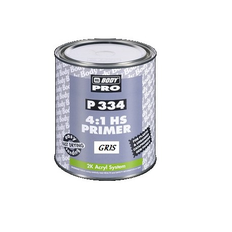 Apprêt de remplissage HB BODY P334 gris pour peinture acrylique 2k