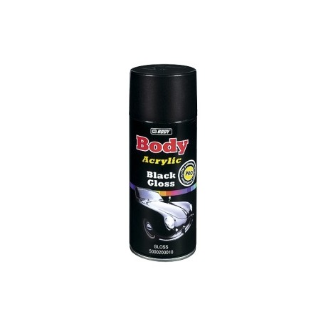 Aérosol de peinture acrylique noir HB Body Acrylic Black Gloss (brillant)