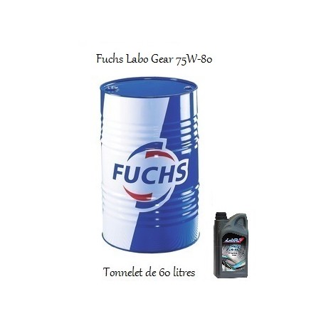 Lubrifiant transmissions mécaniques pour professionnels Fuchs Labo Gear 75W80