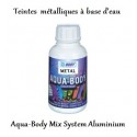 Teinte métallique à base d'eau Hb Body Aqua-Body Mix System Metallic (Aluminium)
