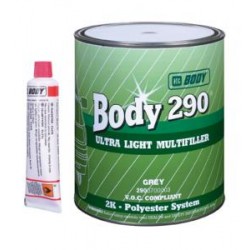 Mastic léger Hb Body 290 Ultra Light MultiFiller + tube de durcisseur