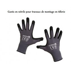 Gants avec revêtement en nitrile pour montage de tôlerie Finixa Microfoam nitrile gloves
