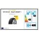 Etiquette europeenne du nouveau Michelin Pilot Sport 4 en 205/55ZR16 91W