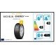 Etiquette européenne du pneu Michelin Energy Saver en 205/60R16 92H