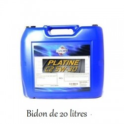Bidon de 20L Fuchs lubrifiant Labo Platine C2 5W-30 (huile moteur PSA / Toyota / Lexus / Fiat / Renault)