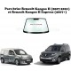 Pare-brise vert avec embase Renault Kangoo II (2007-2021) et Renault Kangoo II Express (2007-2022)