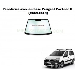 Pare-brise avec embase 6558AGSVZ1P pour Peugeot Partner II (2008-2018)