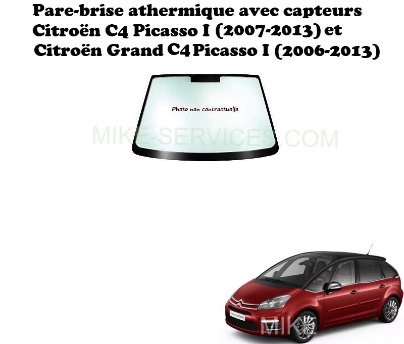 Pare-brise athermique 2735ACDMVZ7A Citroën C4 Picasso et Grand Picasso