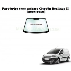 Pare-brise 2741AGSVZ pour Peugeot Partner et Citroën Berlingo (sans embase)