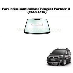 Pare-brise sans embase 6558AGSVZ pour Peugeot Partner II (2008-2018)