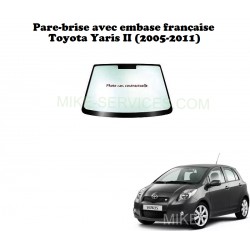 Pare-brise avec embase française 8370AGNW1C pour Toyota Yaris II (2005-2011)