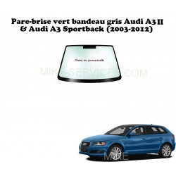 Pare-brise encapsulé 8580AGSGYVW pour Audi A3 II / A3 Sport