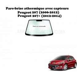 Pare-brise athermique 6548ACCMVZ1B pour Peugeot 207 (avec capteurs)