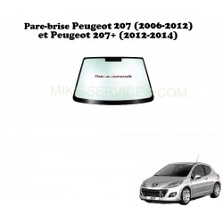 Pare-brise 6548AGSVZ pour Peugeot 207 et Peugeot 207+ (2006-2014)