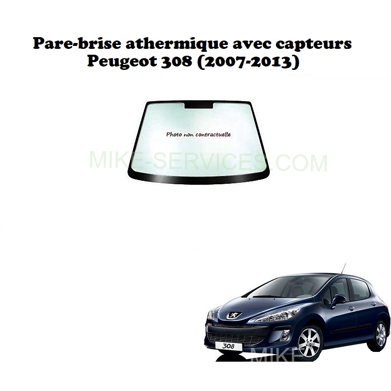 Pare-brise athermique + capteurs 6554ACDMVW1B Peugeot 308 (2007-2013)