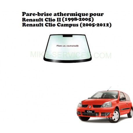 Pare-brise athermique 7248ACC1M pour Renault Clio 2