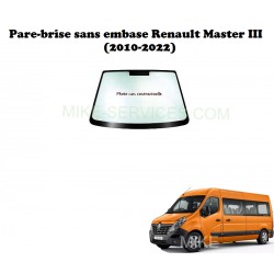 Pare-brise vert sans embase 7281AGSV pour Renault Master III / Mascott III et Opel Movano
