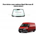 Pare-brise vert sans embase 6326AGSV pour Opel Movano B (2010-2021)