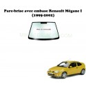 Pare-brise vert 7239AGN pour Renault Mégane I (1995-2003)